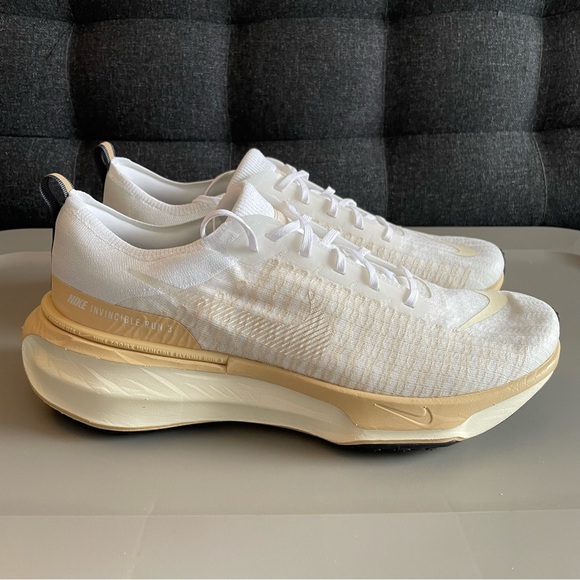 Nike ZoomX Invincible Run FK 3 White Sail Beige DR2615-106 Men's Size 15 Shoes - Picture 4 of 9
